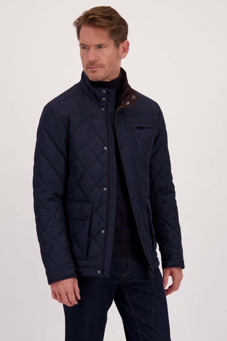 Le devant de Veste bleu foncé sans capuche de Dansaert Blue pour Hommes