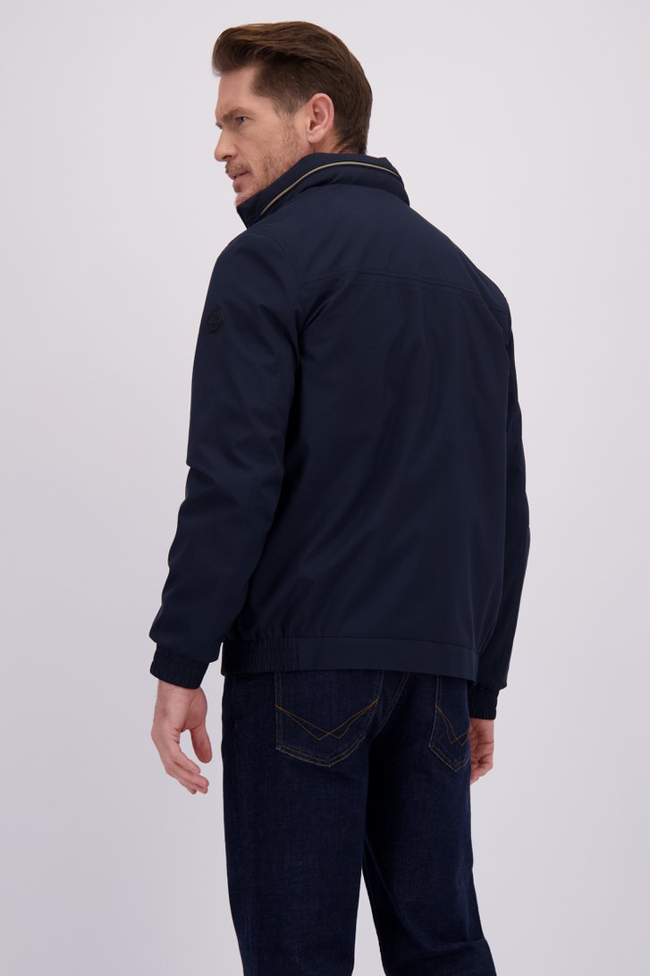 Le dos de Veste bleu marine avec capuche amovible de Dansaert Blue pour Hommes