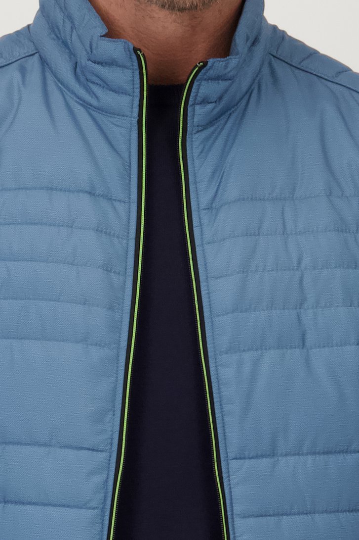 Veste bleue légèrement matelassée de Gate One pour Hommes