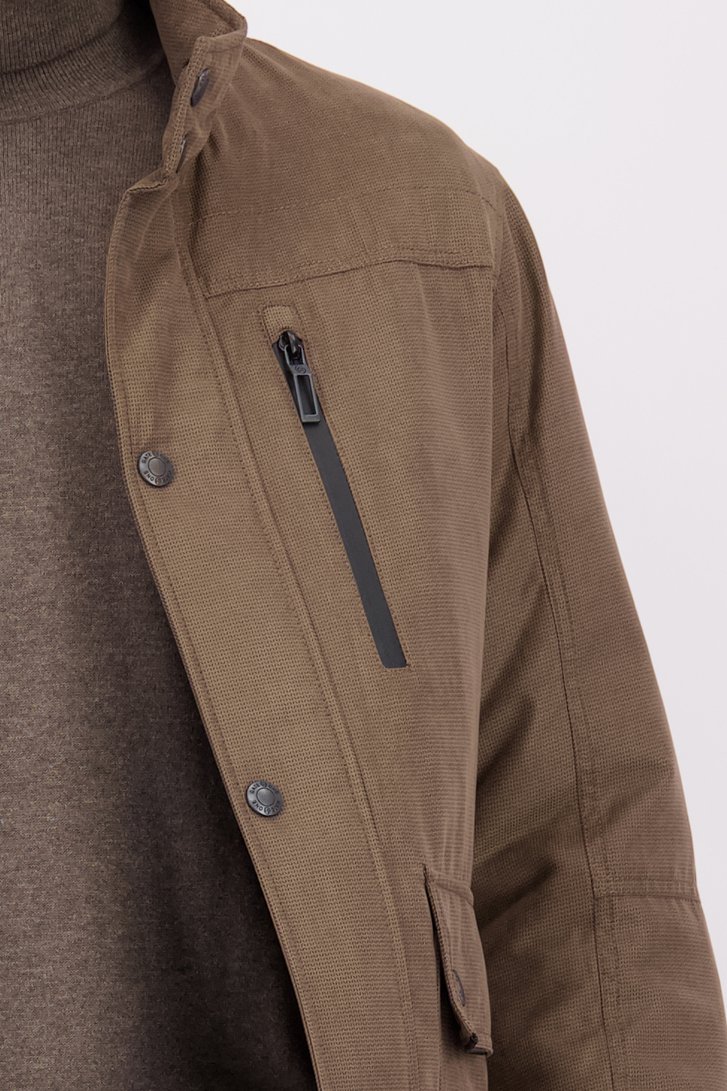 Détail de Veste brune à motif fin de Gate One pour Hommes