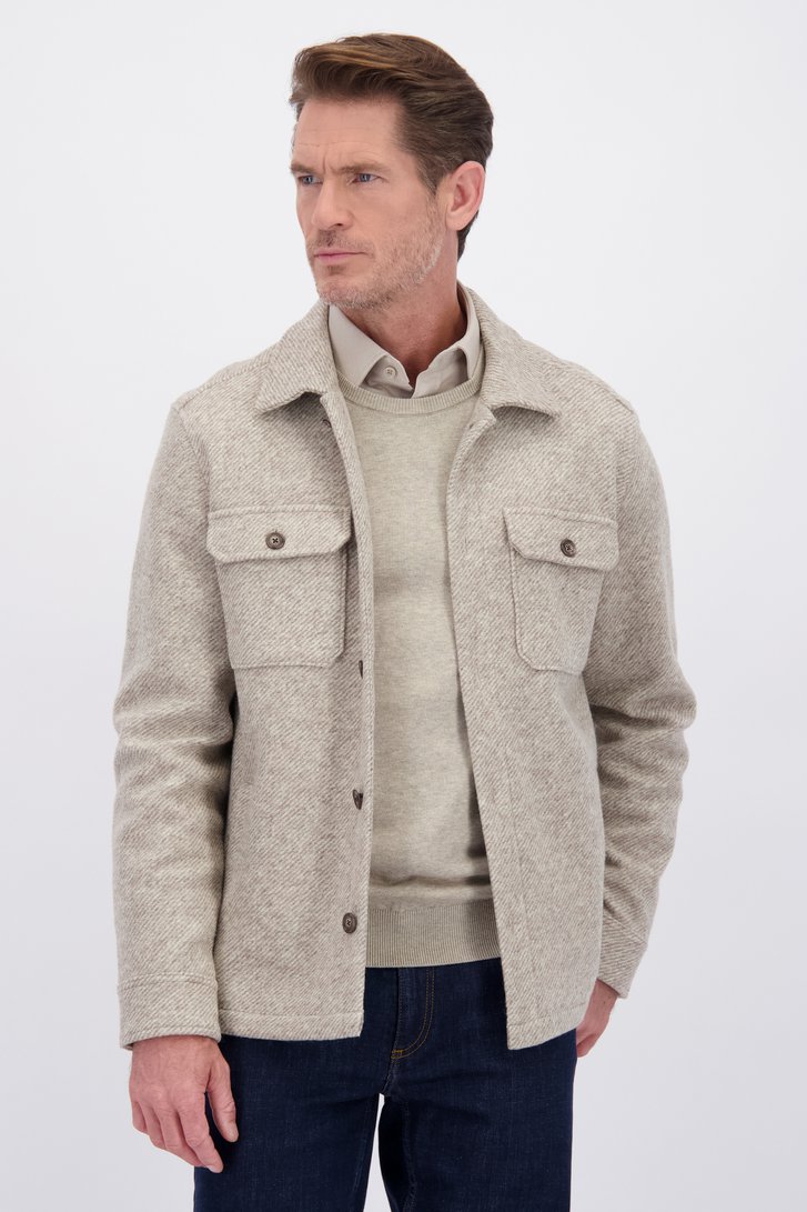 Le devant de Veste casual beige  de Dansaert Blue pour Hommes