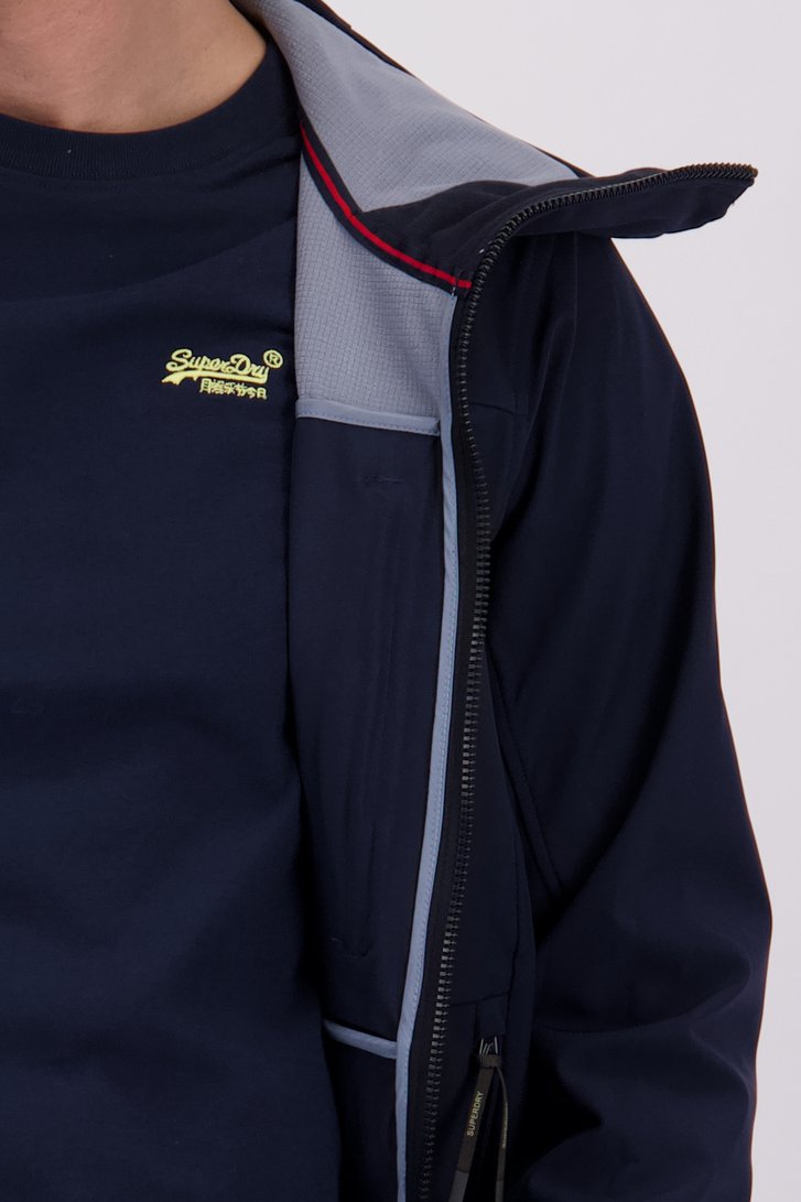 Détail de Veste confortable bleu marine de Superdry pour Hommes