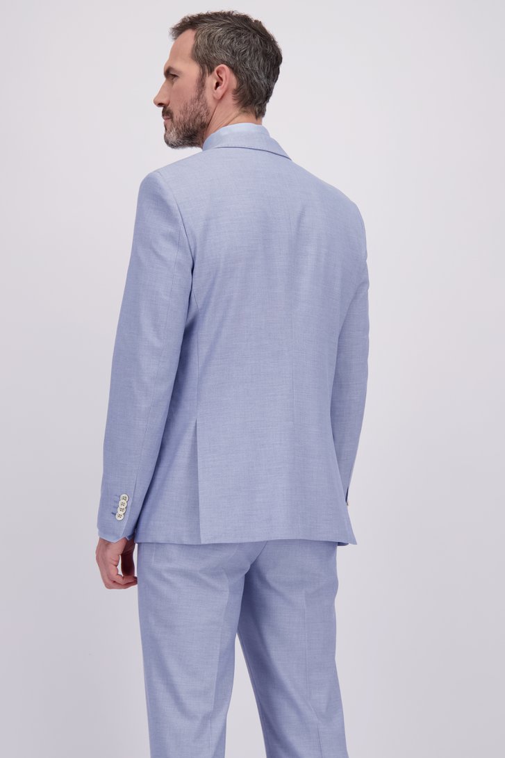Le dos de Veste de costume bleu clair - Regular fit de Dansaert Black pour Hommes