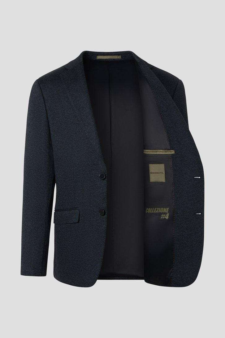 Photo produit 2 de Veste de costume bleu foncé chiné de Benvenuto pour Hommes
