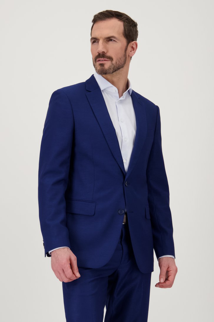 Veste de costume bleu foncé - regular fit  de Dansaert Black pour Hommes