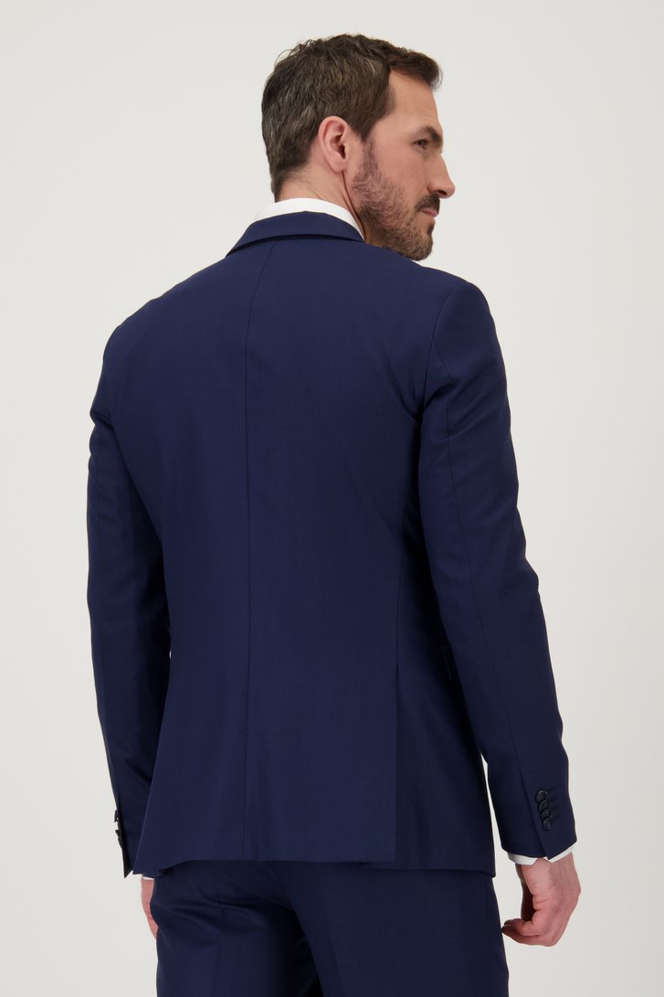 Veste de costume bleu foncé - slim fit de Dansaert Black pour Hommes