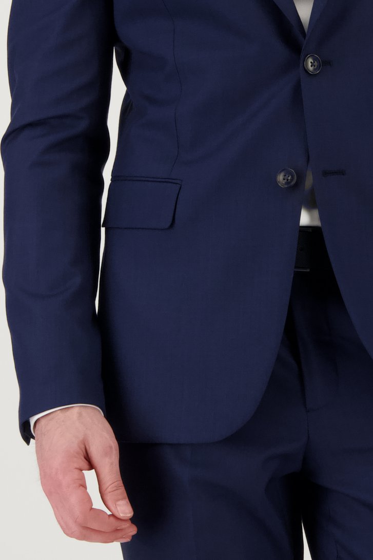 Veste de costume bleu foncé - slim fit de Dansaert Black pour Hommes