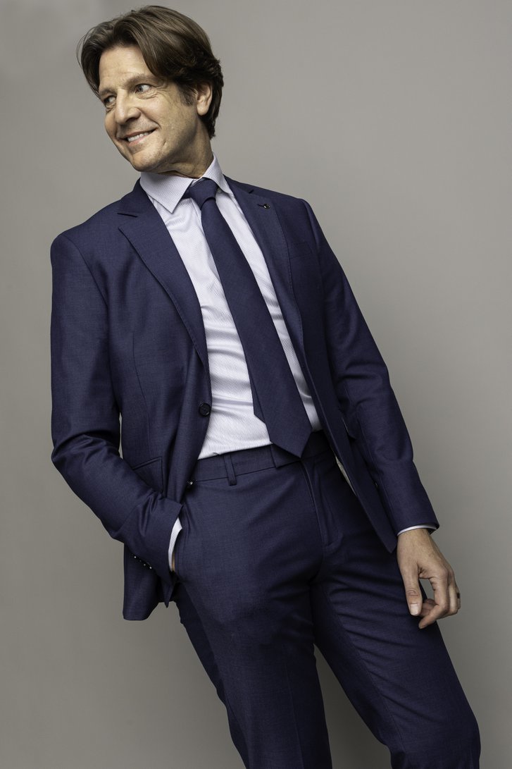 Photo supplémentaire 5 de Veste de costume bleu foncé - Slim fit de Dansaert Black pour Hommes