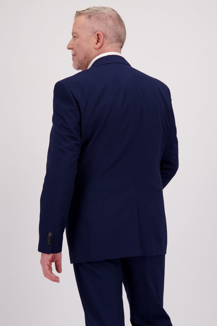 Veste de costume bleue à carreaux - Comfort fit de Dansaert Black pour Hommes