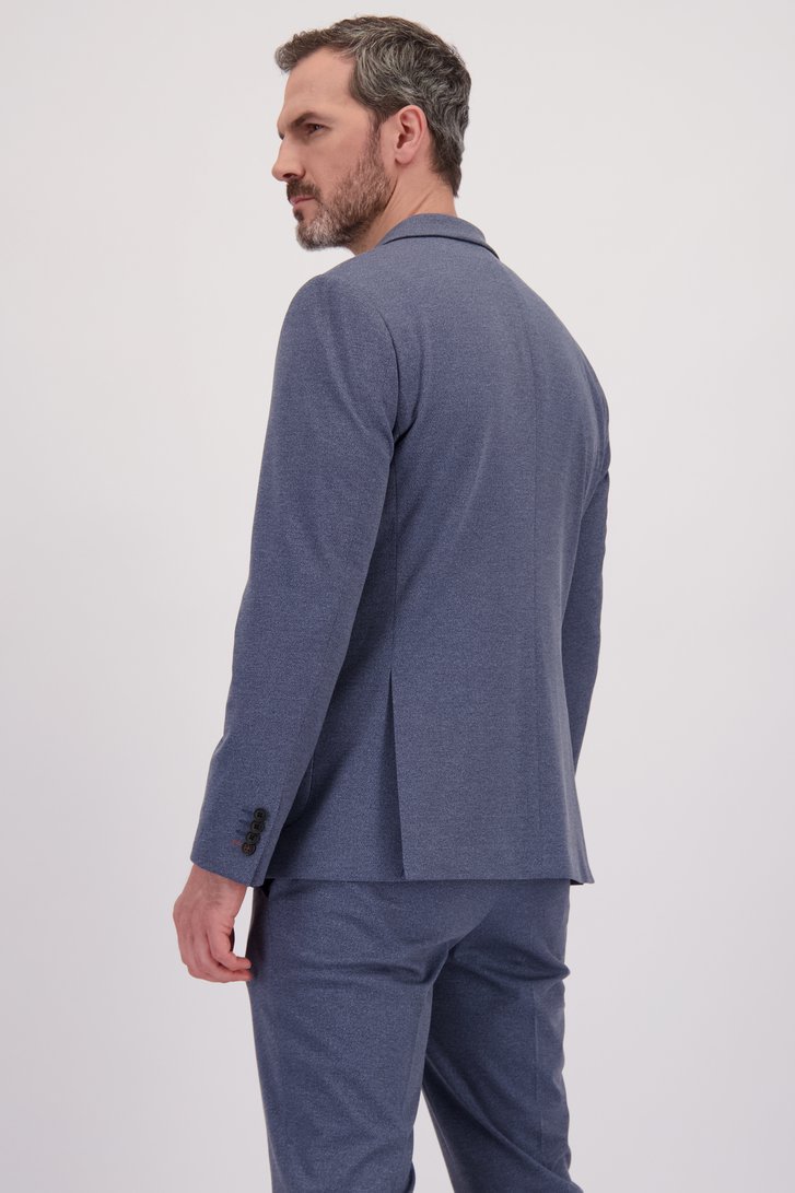 Le dos de Veste de costume bleue – coupe regular-Rockefeller de Dansaert Black pour Hommes