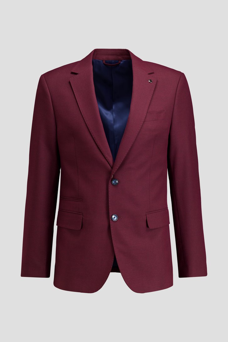 Photo produit 1 de Veste de costume bordeaux - Regular fit - Rubio de Dansaert Black pour Hommes