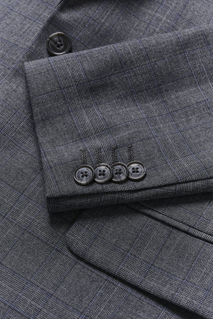 Photo produit 2 de Veste de costume grise à carreaux de Matinique pour Hommes