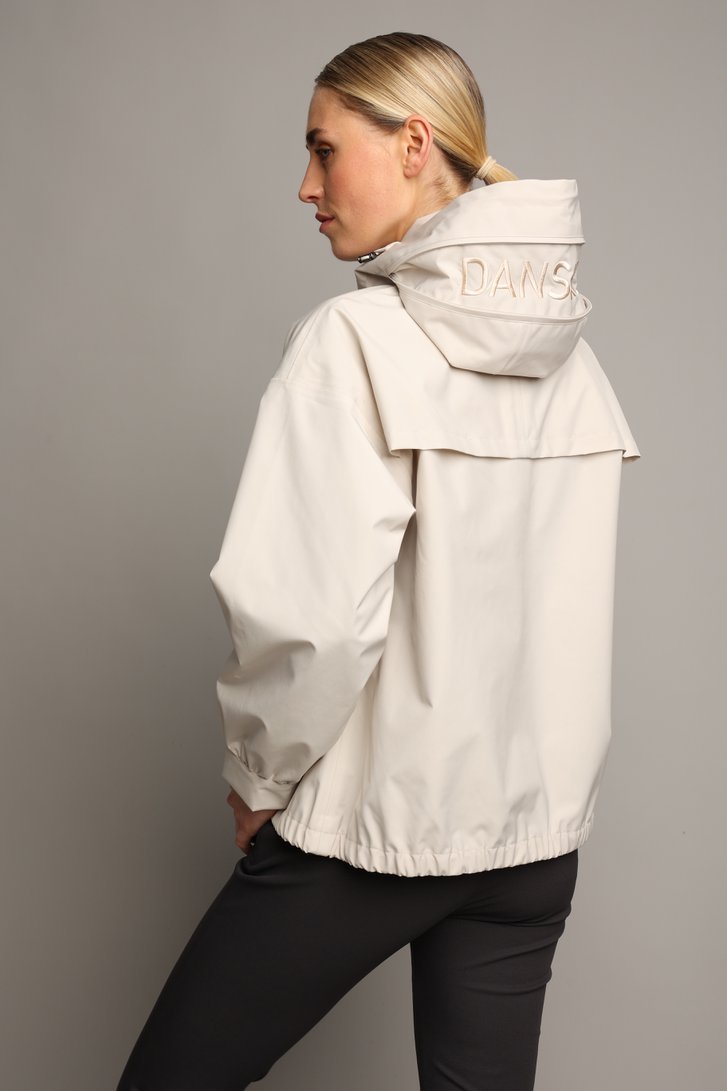Le dos de Veste de golf blanche déperlante de Dansaert Golf Club pour Femmes