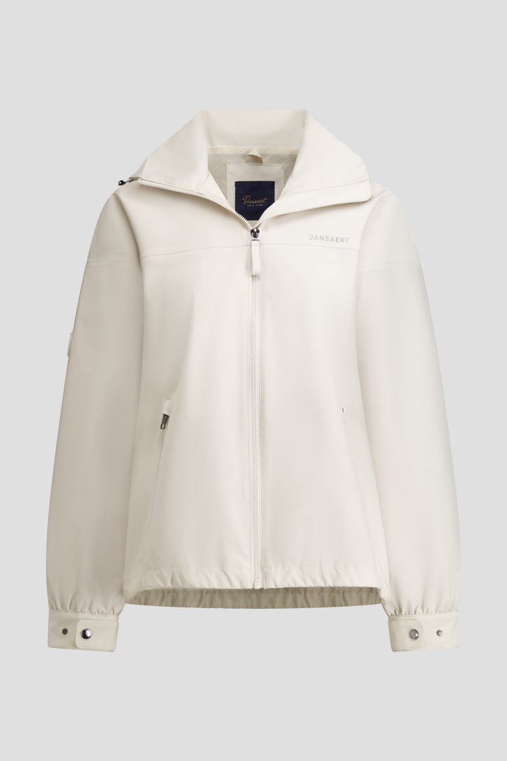 Photo produit 1 de Veste de golf blanche déperlante de Dansaert Golf Club pour Femmes