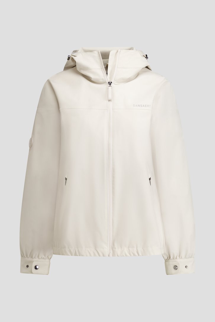 Photo produit 2 de Veste de golf blanche déperlante de Dansaert Golf Club pour Femmes