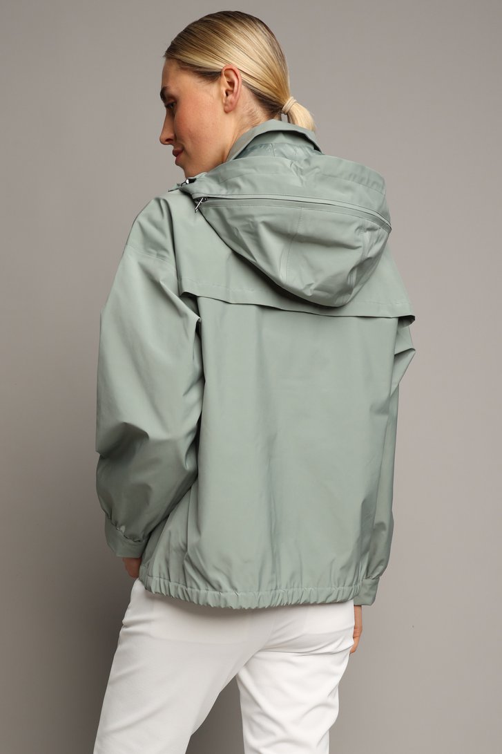 Le dos de Veste de golf déperlante vert clair  de Dansaert Golf Club pour Femmes