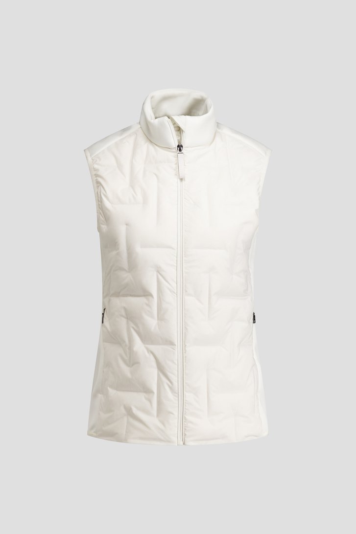 Photo produit 1 de Veste de golf sans manches blanche matelassé de Dansaert Golf Club pour Femmes