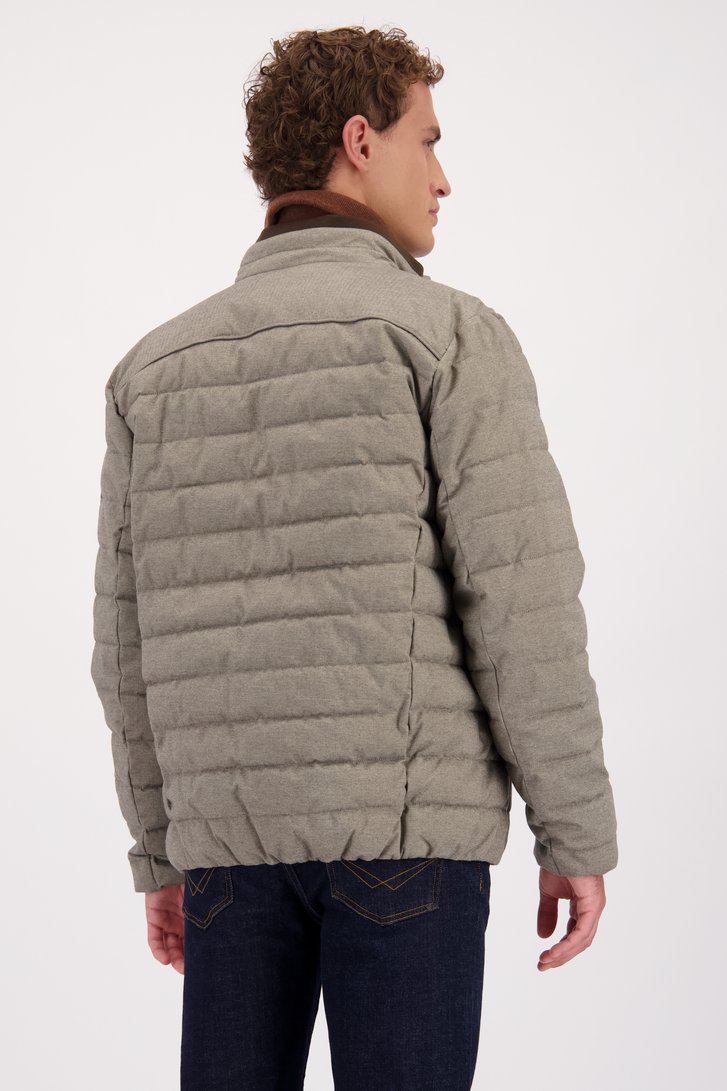Le dos de Veste de pluie brun clair de Upper East pour Hommes