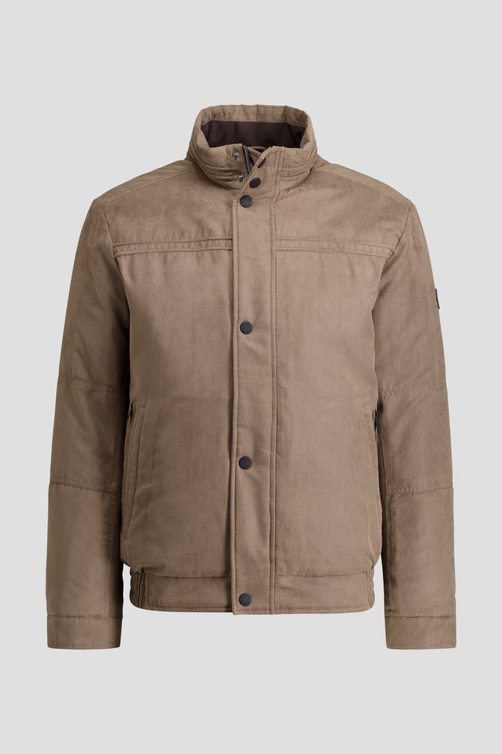 Photo produit 1 de Veste de pluie brune à motif de Dansaert Blue pour Hommes
