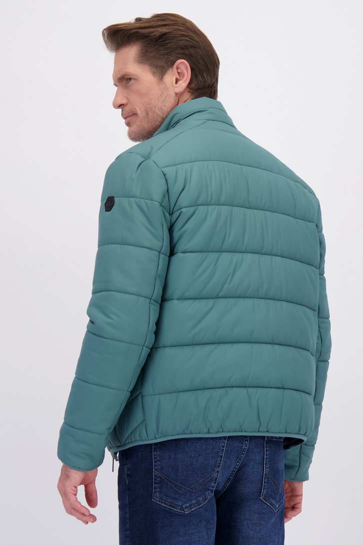 Le dos de Veste de pluie vert pétrole de Dansaert Blue pour Hommes