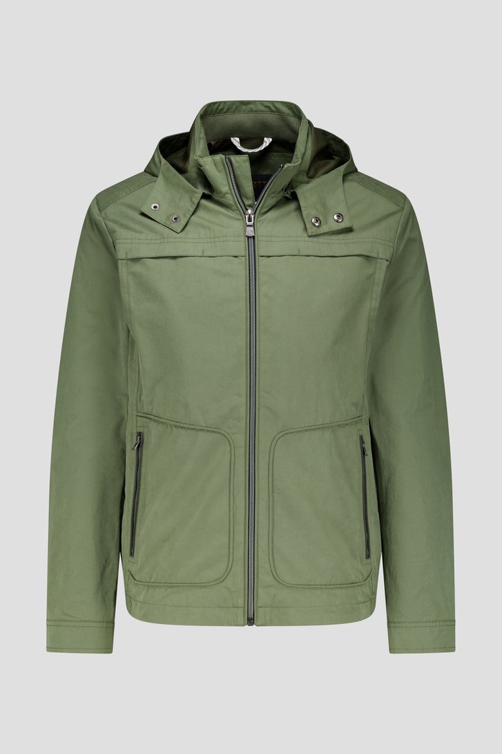 Veste déperlante vert foncé de Ravøtt pour Hommes