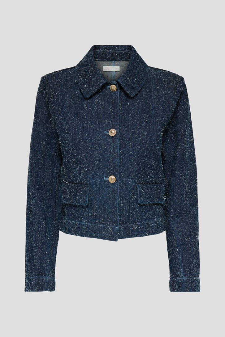 Photo produit 1 de Veste en bouclé bleu foncé de JDY pour Femmes