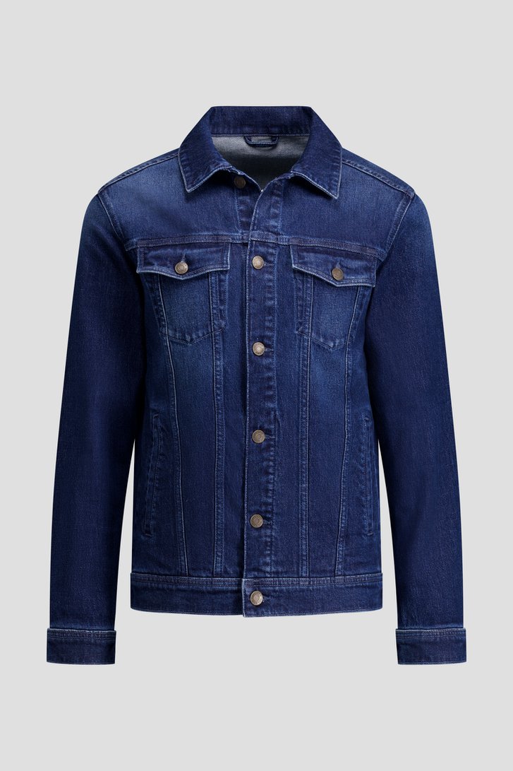 Photo produit 1 de Veste en jean bleu foncé de Liberty Island Denim pour Hommes