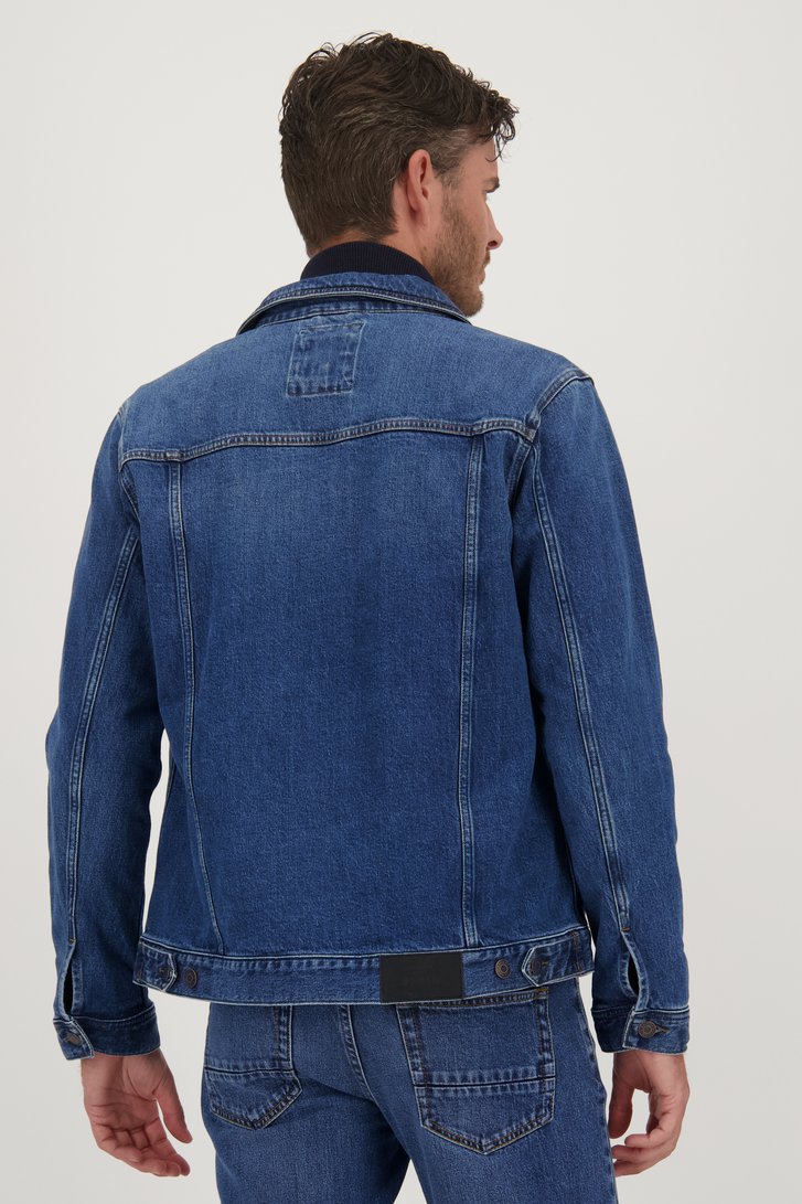 Veste en jean bleu de Liberty Island Denim pour Hommes
