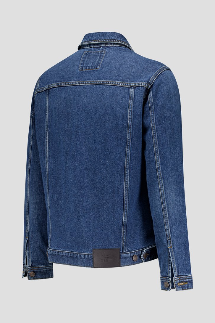 Veste en jean bleu de Liberty Island Denim pour Hommes