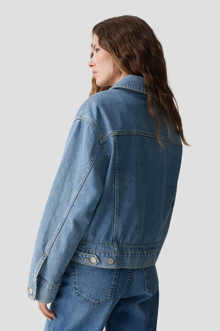 Veste en jean bleue avec cordon  de Opus pour Femmes