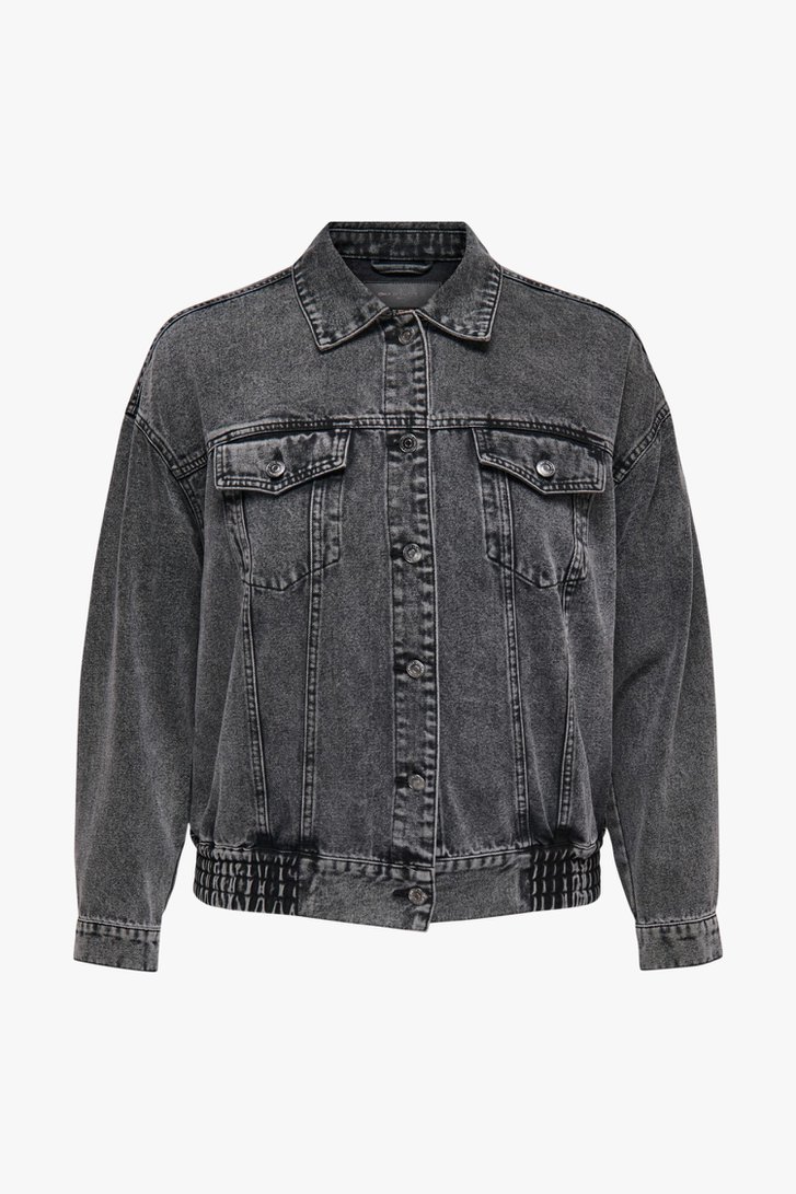 Veste en jean gris foncé	 de Only Carmakoma pour Femmes
