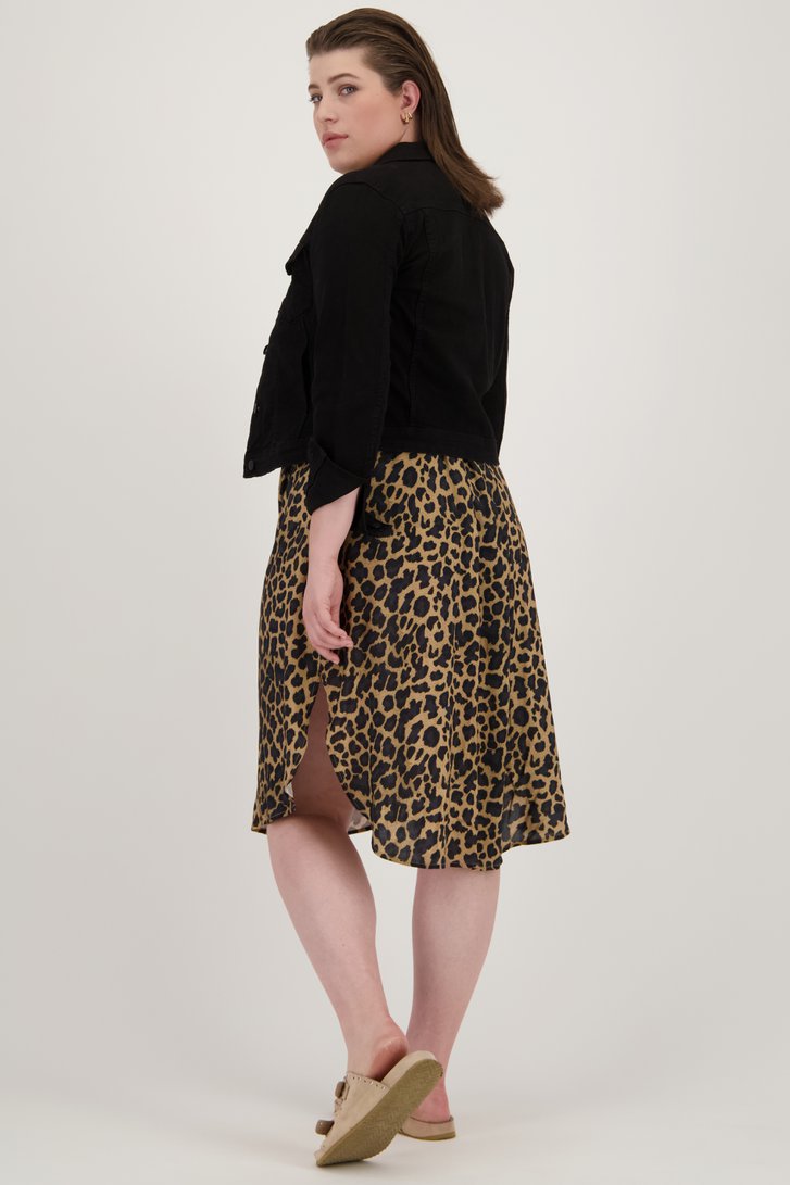 Veste en jean noir de Only Carmakoma pour Femmes