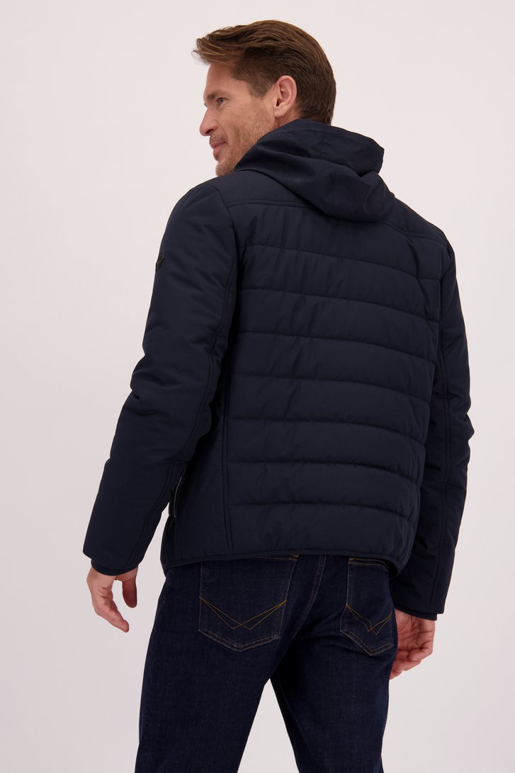 Le dos de Veste imperméable bleu foncé  de Dansaert Blue pour Hommes