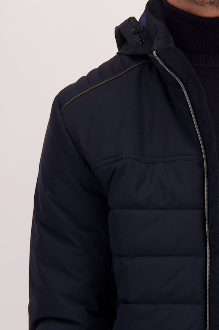 Détail de Veste imperméable bleu foncé  de Dansaert Blue pour Hommes