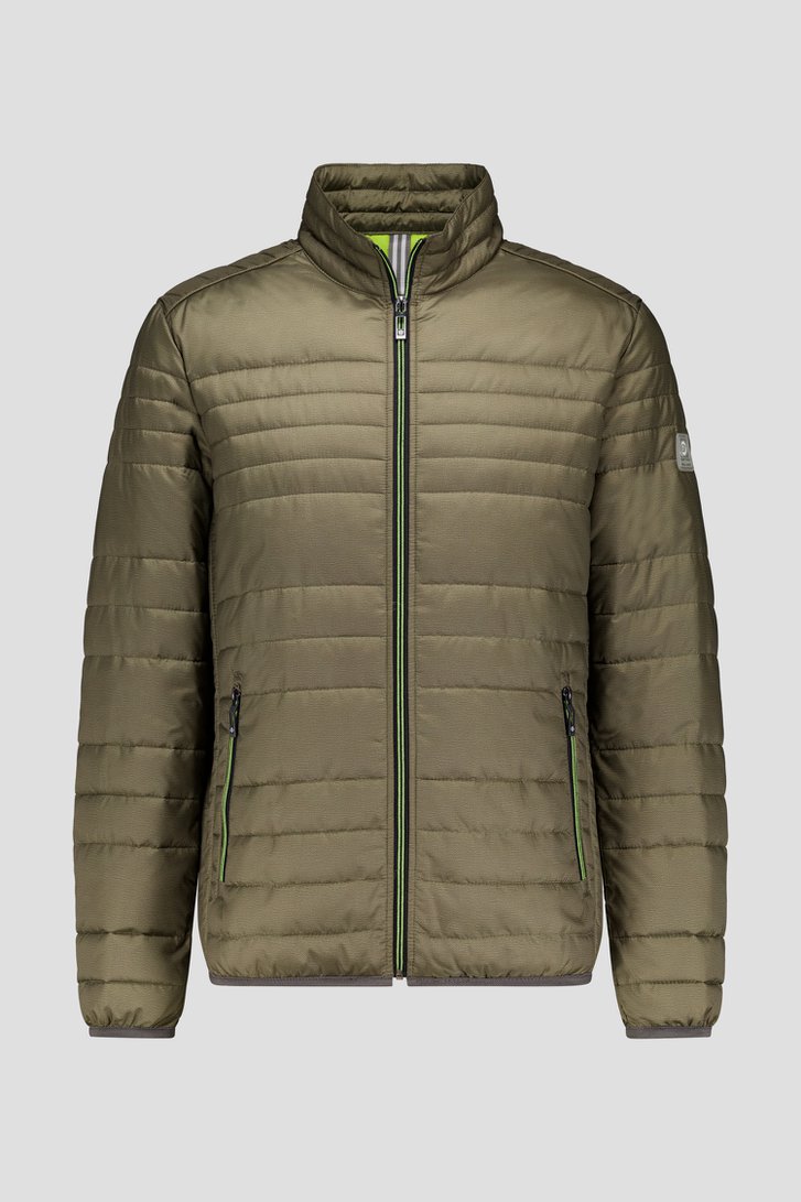 Veste kaki légèrement matelassée de Gate One pour Hommes