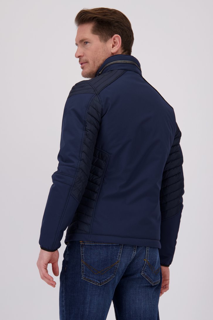 Veste légère matelassée bleu foncé sans capuche de Gate One pour Hommes