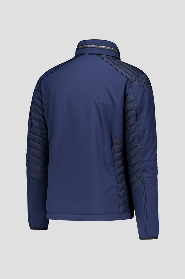Veste légère matelassée bleu foncé sans capuche de Gate One pour Hommes