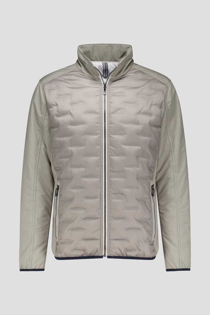 Veste légère matelassée gris-vert de Gate One pour Hommes