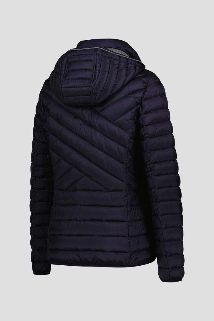 Veste matelassée bleu foncé de Barbara Lebek pour Femmes