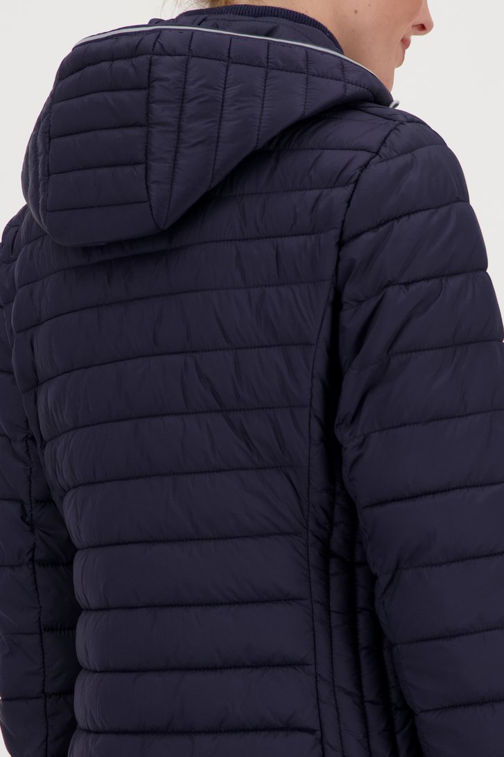Veste matelassée bleu foncé de Barbara Lebek pour Femmes