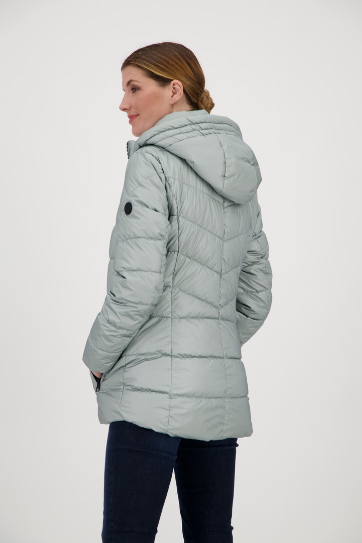 Veste matelassée gris-bleu	 de Barbara Lebek pour Femmes