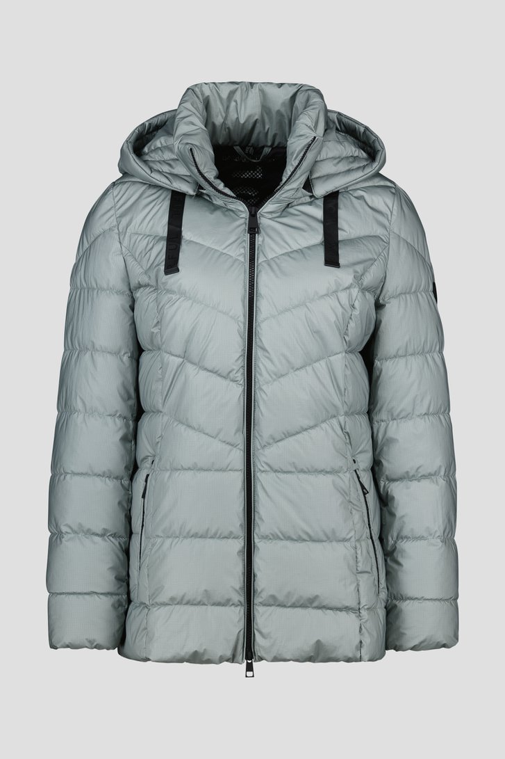 Veste matelassée gris-bleu	 de Barbara Lebek pour Femmes
