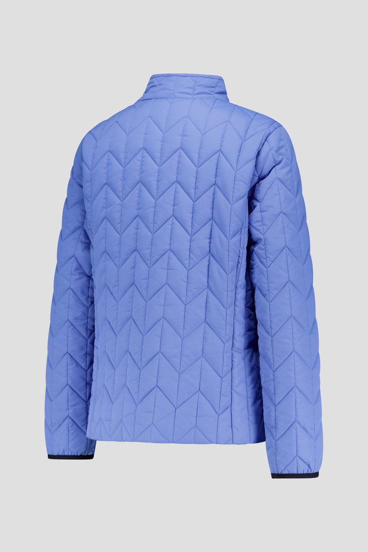 Veste matelassée légère bleue de Claude Arielle pour Femmes