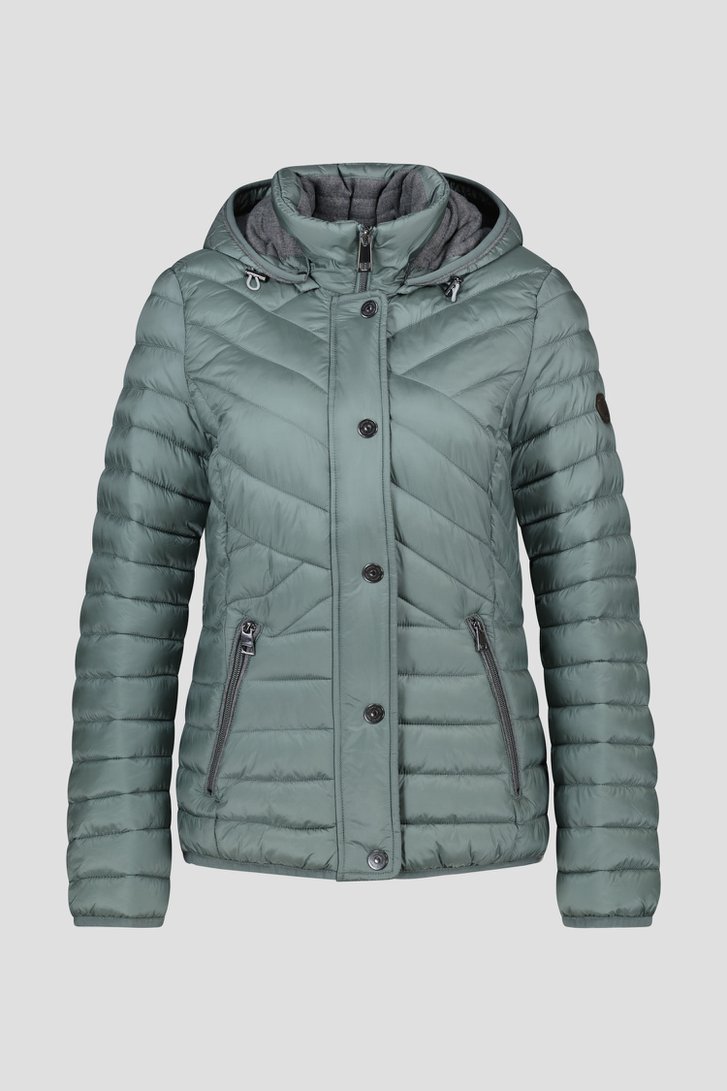 Veste matelassée vert menthe de Barbara Lebek pour Femmes