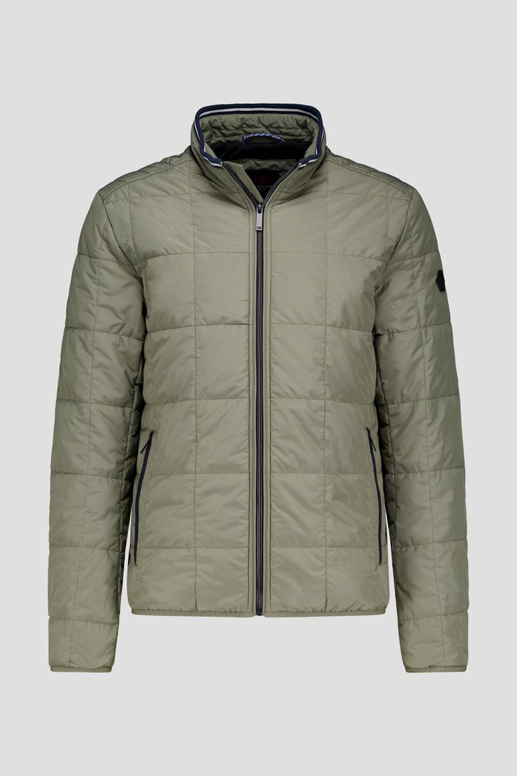 Veste matelassée vert olive de Dansaert Blue pour Hommes