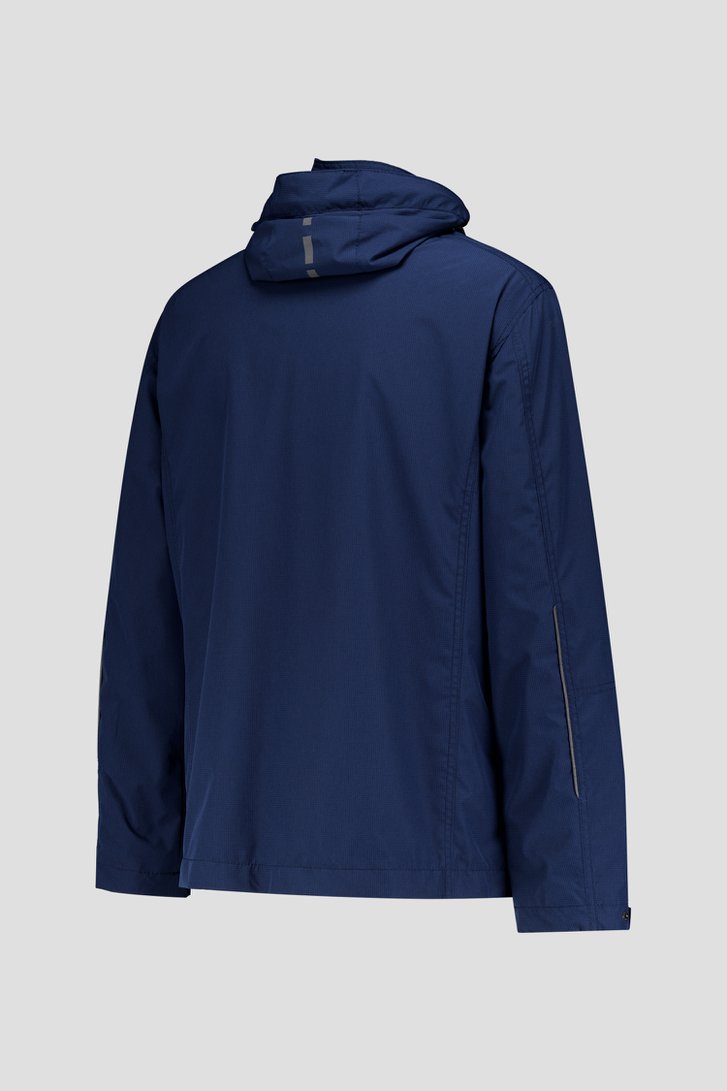 Veste navy avec capuche amovible de Gate One pour Hommes