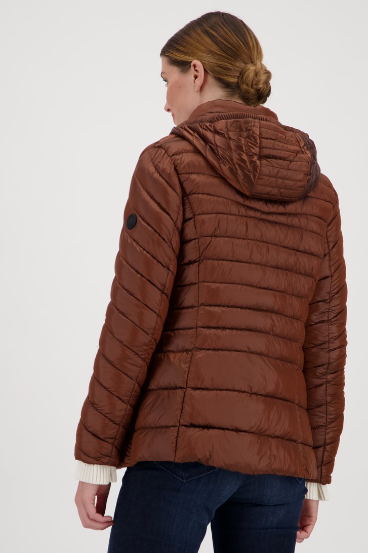 Veste polaire matelassée bronze de Barbara Lebek pour Femmes
