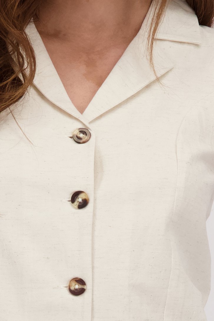 Détail de Veste sans manches beige clair de JDY pour Femmes