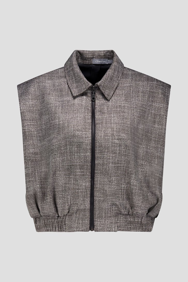 Photo produit 1 de Veste sans manches grise de Geisha pour Femmes