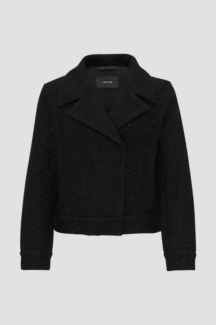 Veste teddy noire de Opus pour Femmes